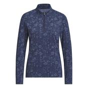 adidas Ladies Ultimate365 Cool Feeling Printed 1/4 Zip Golf Pullover image