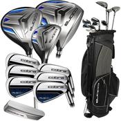 Cobra Fly XL 11-Piece Stand Bag Package Set Steel - Left Hand