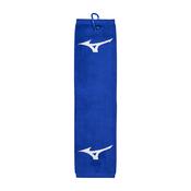Mizuno RB Tri Fold Golf Towel - Blue White