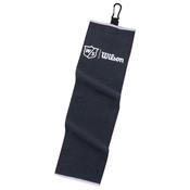 Wilson Staff Tri-Fold Golf Towel - Black