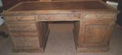 A Very Large 6ft, Vintage Old Pine Partners Desk. (1378)