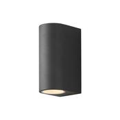 D'Lite Up &amp; Down Wall Light Vossem Aluminium Black | Suitable For 2x GU10 image