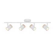 D'Lite Spot Beitem Metal Frosted White FSC Wood | Suitable For 4x5W GU10