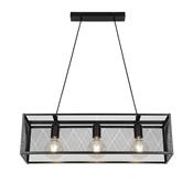 D'Lite Pendant Merkem Frosted Black | Suitable For 3x E27 image