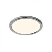 Nordlux LED Bulkhead Oja 29 White And Chrome 14.5W 1600lm - 830 840 CCT | Nightmode - IP54 image