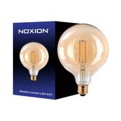 Noxion Lucent LED E27 Globe Filament Amber 125mm 7.2W 630lm - 822 Extra Warm White | Replaces 60W image