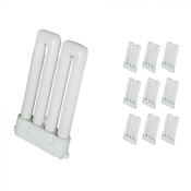Multipack 10x Osram Dulux F 24W 840 | Cool White - 4-Pin image