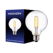Noxion Pro Classic LED E27 Globe Filament Clear 95mm 8W 806lm - 827 Extra Warm White | Dimmable - Replaces 60W image