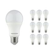 Multipack 10x Noxion Lucent Classic LED E27 Pear Frosted 9.5W 1055lm - 830 Warm White | Replaces 75W image