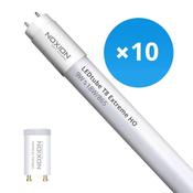 Multipack 10x Noxion Avant LED Tube T8 Extreme (EM Mains) High Output 9W 1050lm - 865 Daylight | 60cm - Replaces 18W image