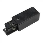 3 phase end feed earth left - Black