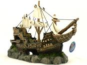 Galleon With Sails 13"
