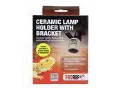 Prorep Ceramic Lamp Holder With Bracket