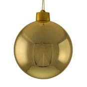 20cm Plastic Shiny Bauble