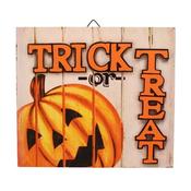 Wooden Halloween Sign (20cm ) image