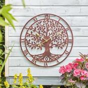 24" Tree of Life Wall Clock image