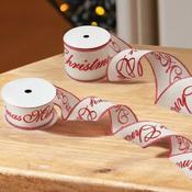 Merry Christmas Premium Ribbon (63mm)