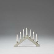 7 Bulb Candlestick Beige