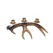 Antique gold antler candle holder (Small) image
