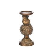 Antique gold bird candle holder image