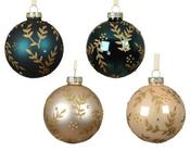 Bauble with leaf decoration image