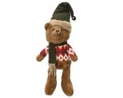 Bear with jumper, green hat