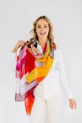 Beyond Grey to Red Scarf &amp; Card image