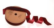 Burgundy velvet ribbon