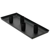 Candleholder rectangular for 4 dinner candles image