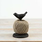 Cast Iron Bird Twine Holder + Twine image