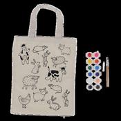 Colour in bag farm animals