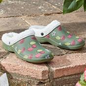 Comfi Fleece Clogs – Cherry Design (Size 8) image