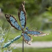 Dragonfly Delight Border Barmy Stake