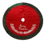 Fabric Xmas tree skirt