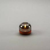 Glass lantern LED Terracotta image