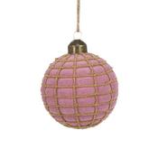 Glass Velvet Bauble
