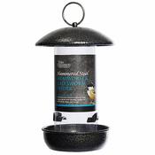 Hammered Steel Mealworm and Calciworm Feeder