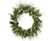 Hard needle wreath with pine-cones