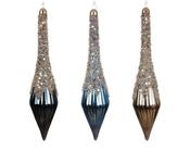 Icicle Bauble with Glitter image