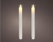 LED realistic waving dinner candle image