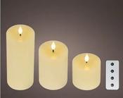 LED realistic wick candle set (3) image