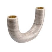 Marble double candleholder taper image