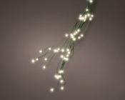 Micro LED 672 warm white tree bunch light, green wire image