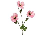 Poppy on stem polyester image