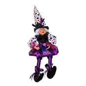 Purple/Black Witch Sitting