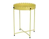 Side Table with scalloped edge