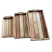 Tray Sturdy 'Planks' (Large) image