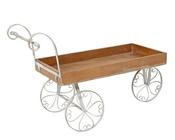 Victorian style iron garden cart, large image