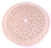 White Christmas tree skirt