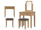 Annaghmore Kilkenny Oak Dressing Table and Stool